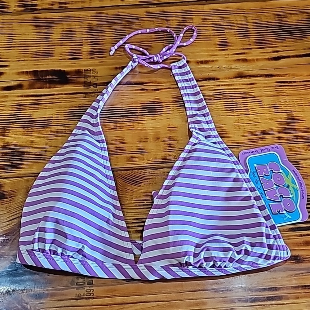 Coco RAVE bikini top size XL 38 C cup NWT